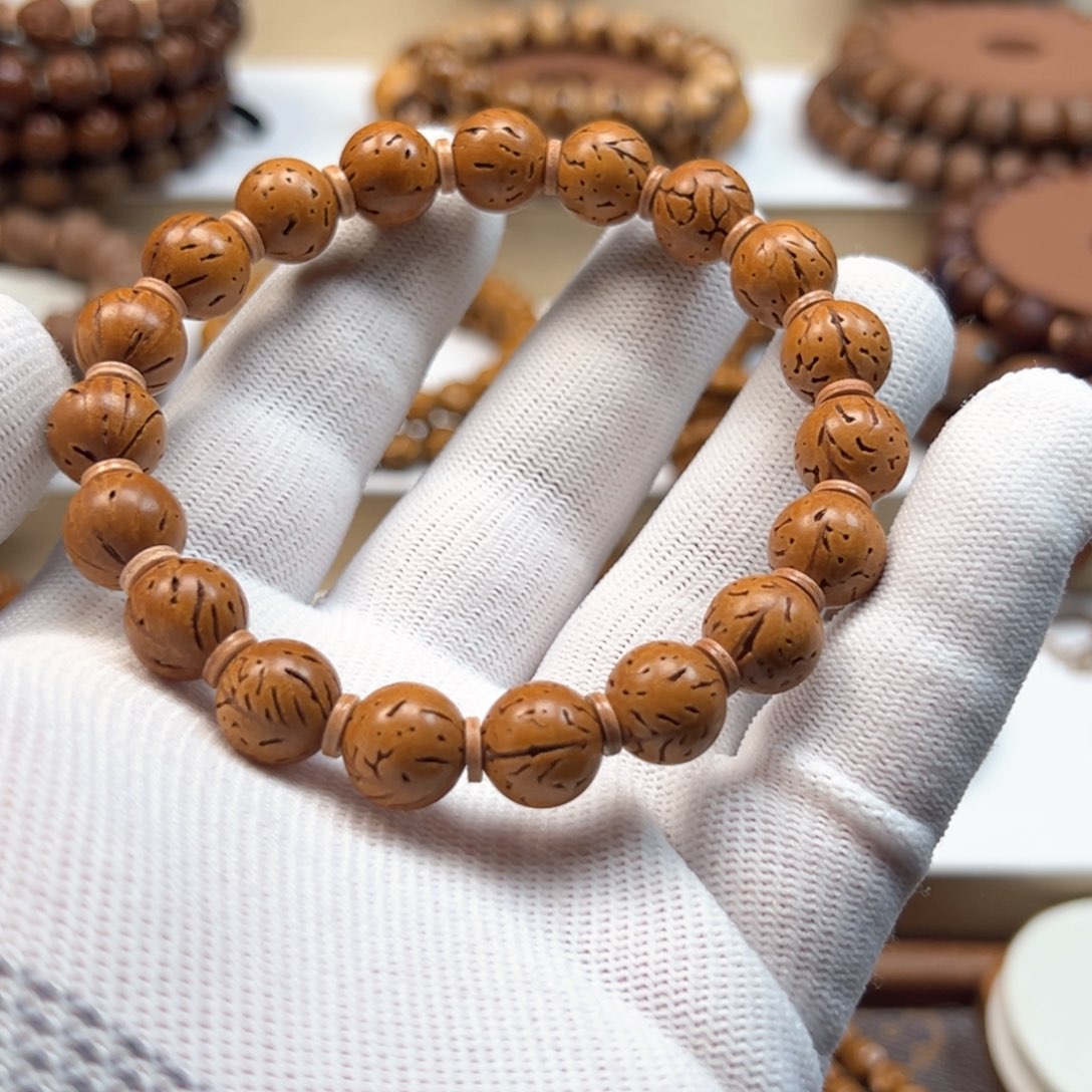 桃核吊坠11mm桃核光珠