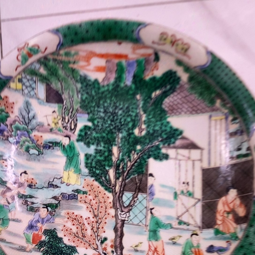 手工手绘陶瓷摆件工艺品如**祥