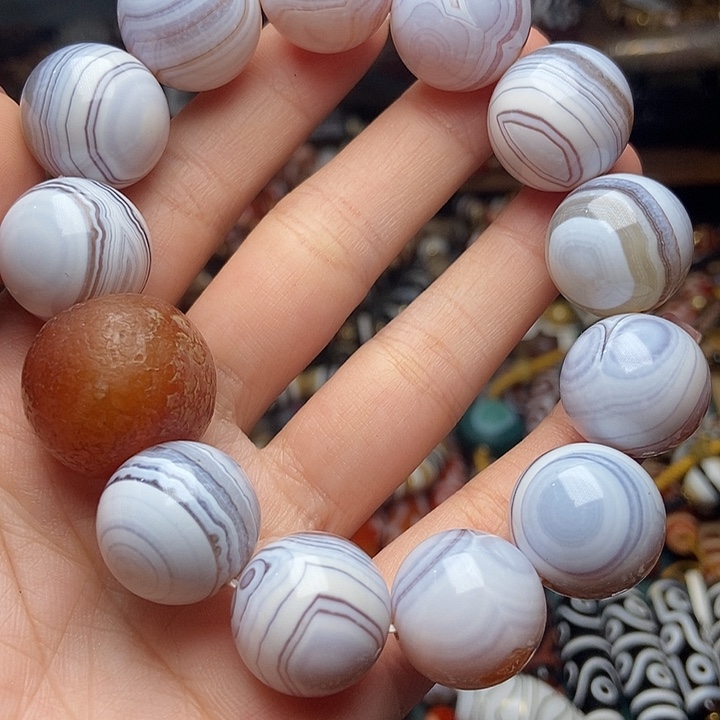 玛瑙/玉髓未镶嵌手链