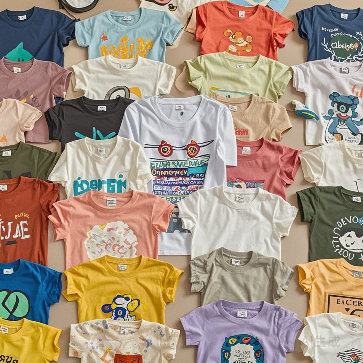 3号链接 默认微瑕简约女短袖体恤 少女风