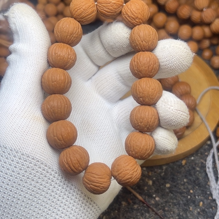 猴头核桃吊坠原皮凤羽16➕体验款不打底