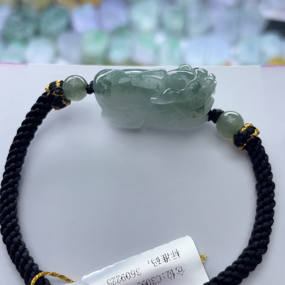 翡翠颈饰未镶嵌貔貅