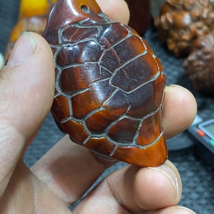 滴血莲花菩提吊坠