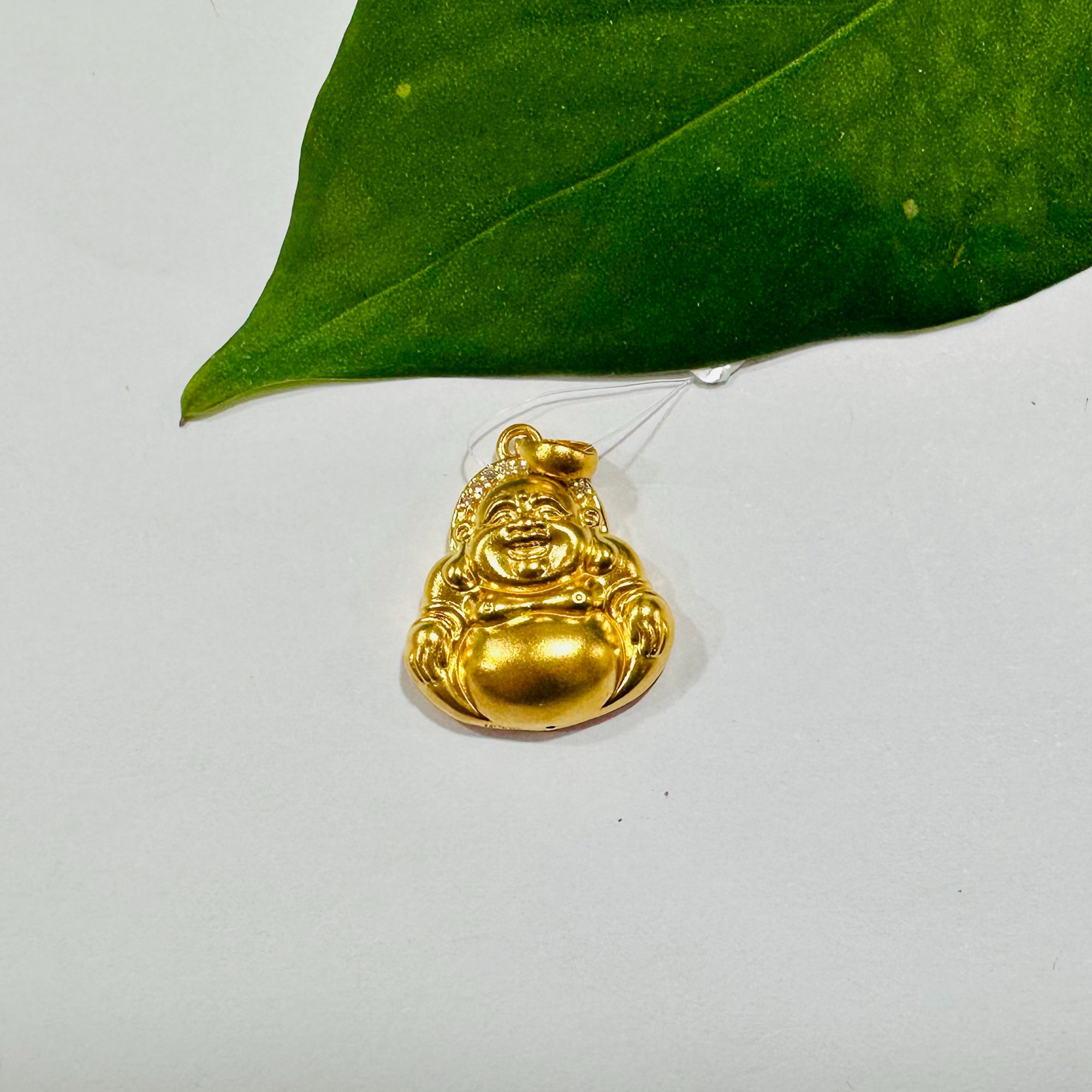 足金999 弥勒佛吊坠