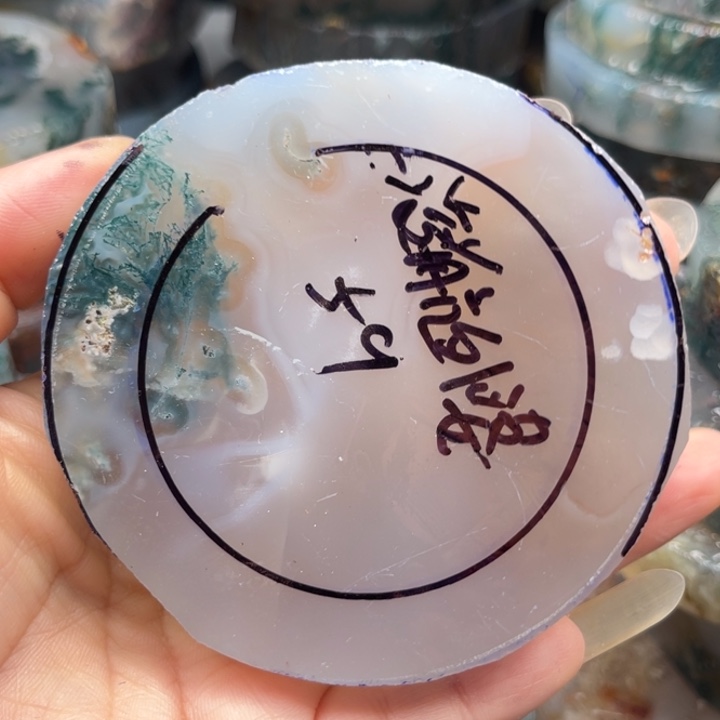 浚***婆定制玛瑙定制水草玛瑙手镯