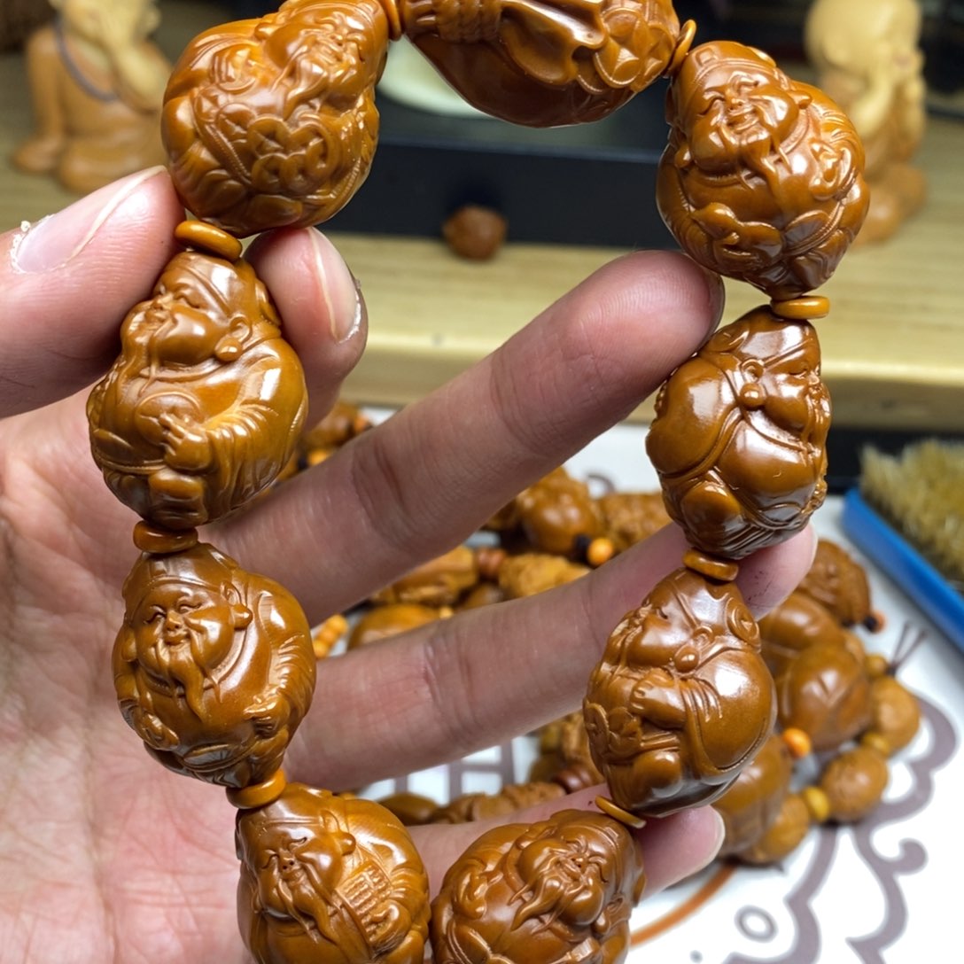橄榄核手串/手链橄榄核雕工艺手串
