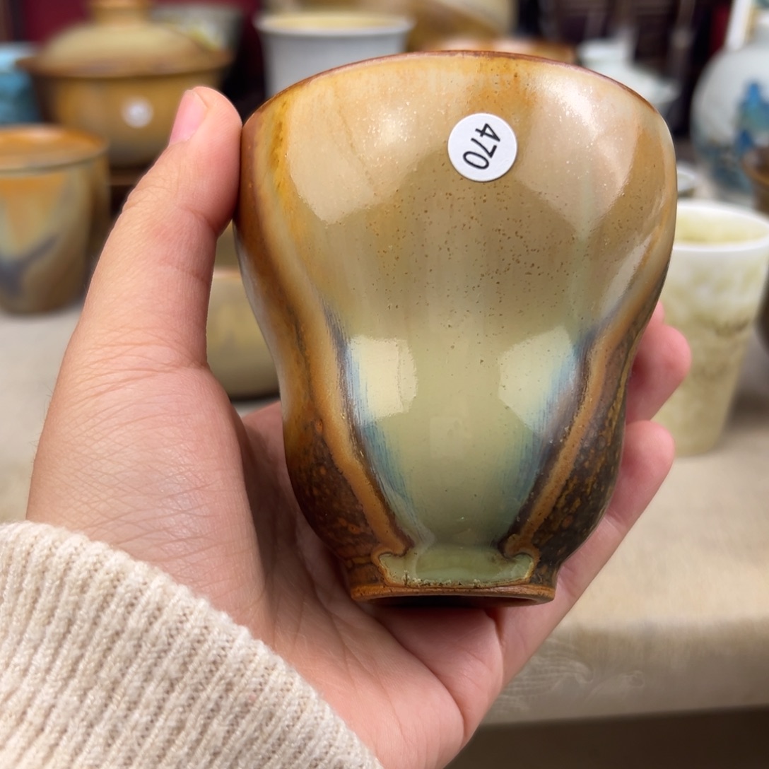 杯纯手工柴烧主人杯