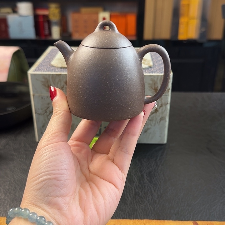 紫砂茶壶硫**皂天青泥秦权容量150cc精工