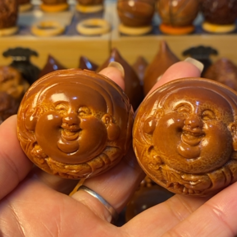 【闪购商品】橄榄核手串/手链永***己精品核雕