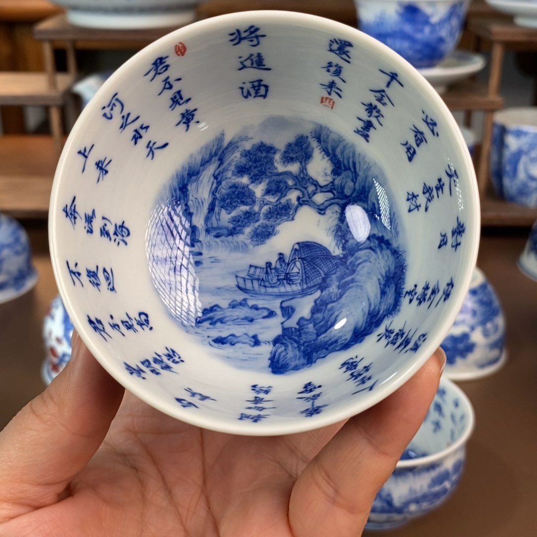 景德镇陶瓷手工手绘
