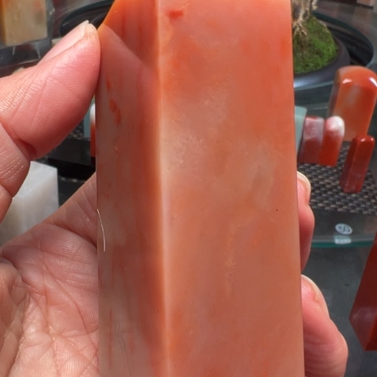 老挝石结晶冻印石