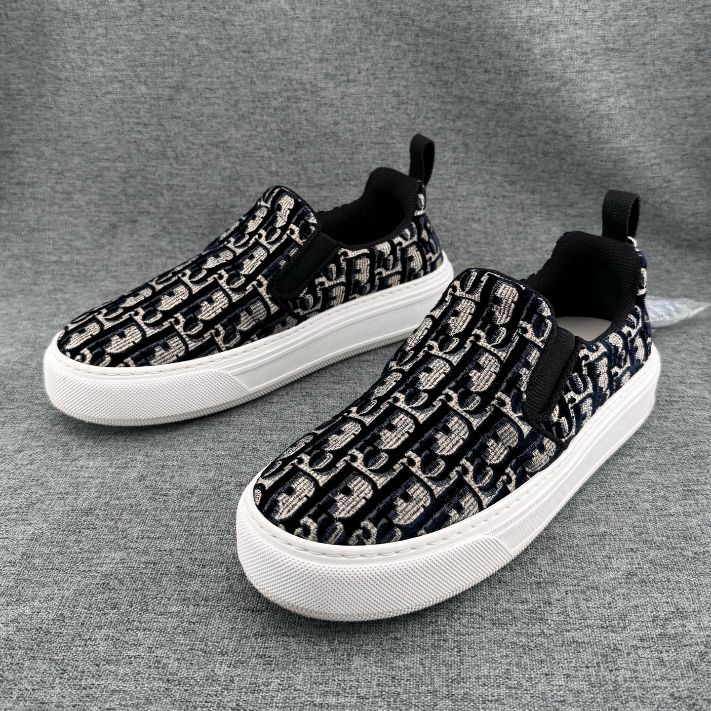 99新 DIOR/迪奥 DIOR/迪奥 36.5码 满印老花一脚蹬 D8189