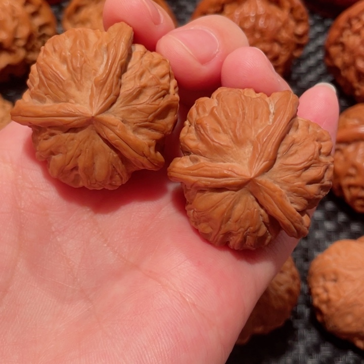 把件文玩核桃石门元宝全品三棱