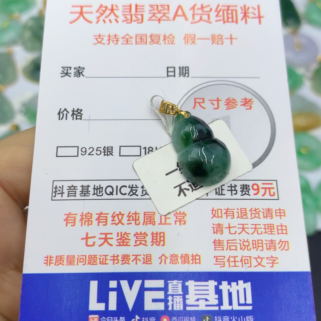 翡翠颈饰未镶嵌翡翠