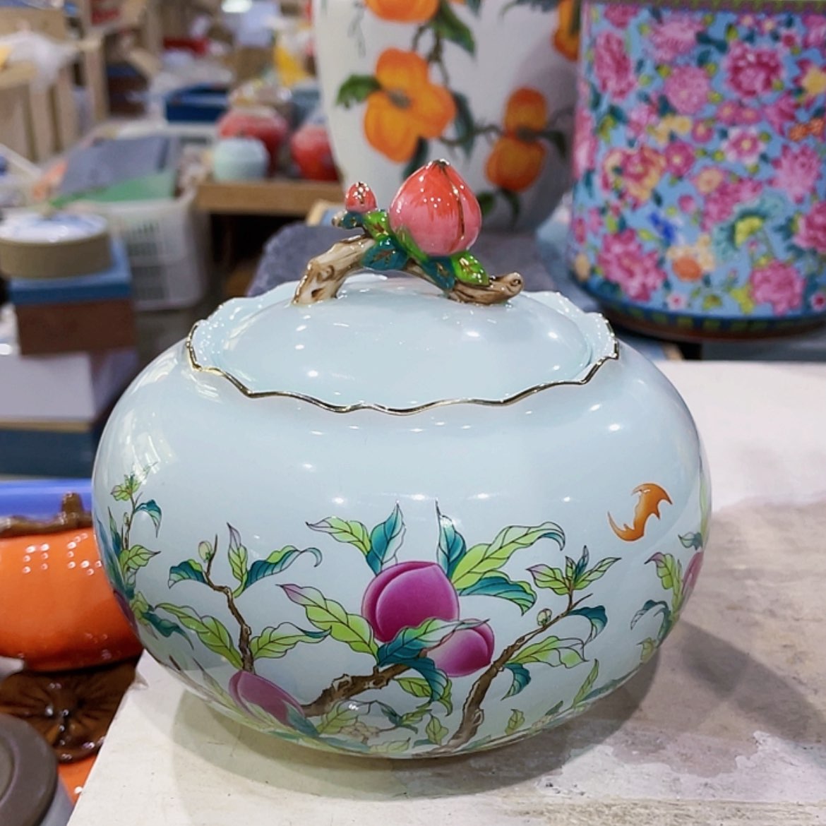 【闪购商品】罐陶瓷茶叶罐密封罐