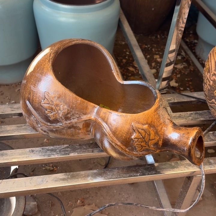 粗陶口径17/32/14进水口1.6厘米