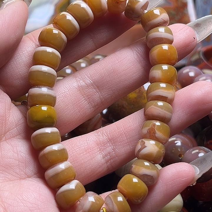 玛瑙/玉髓未镶嵌手串