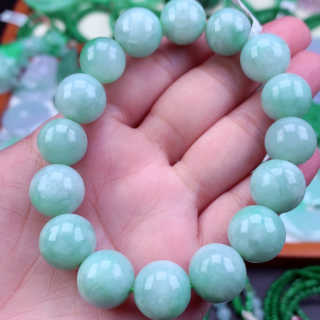 未镶嵌手链翡翠手串