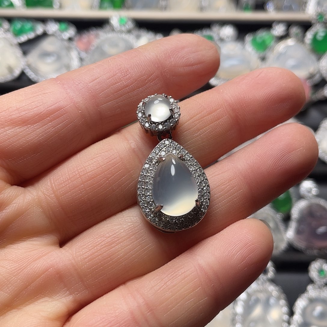 玛瑙/玉髓合金挂件