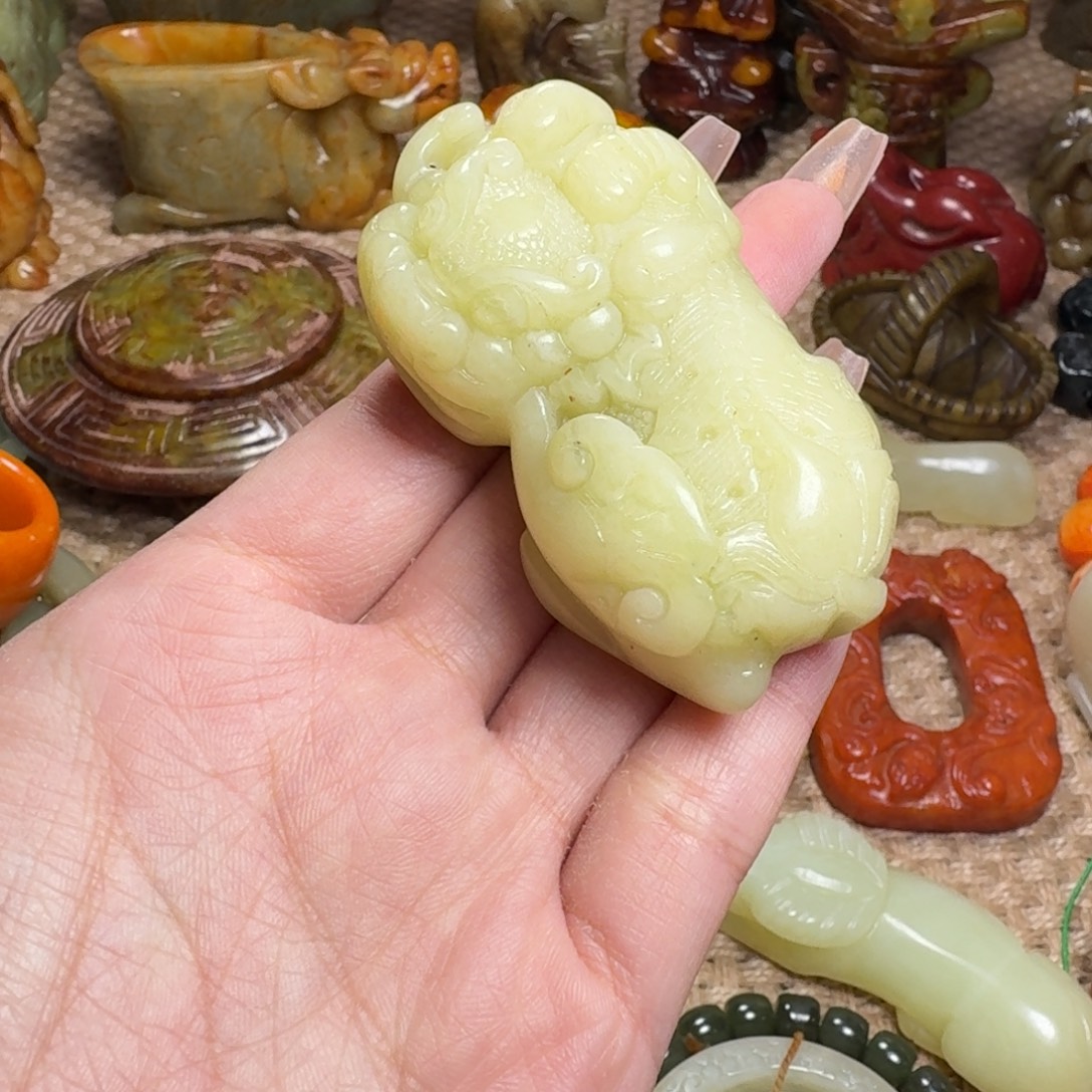 白玉菩提吊坠挂件