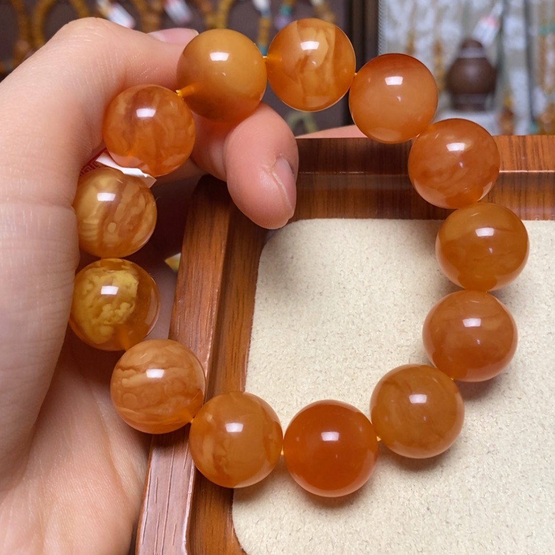 【闪购商品】手链蜜蜡未镶嵌手串