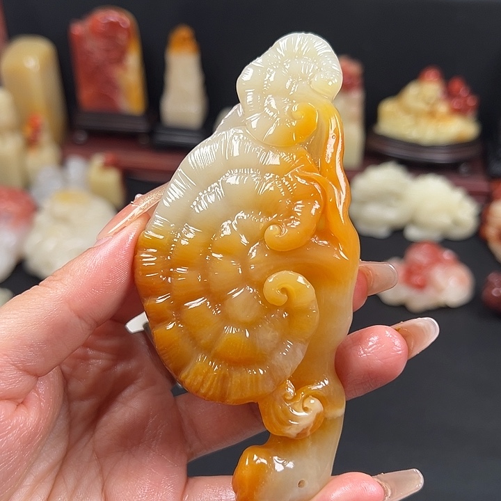 寿山石老性芙蓉石