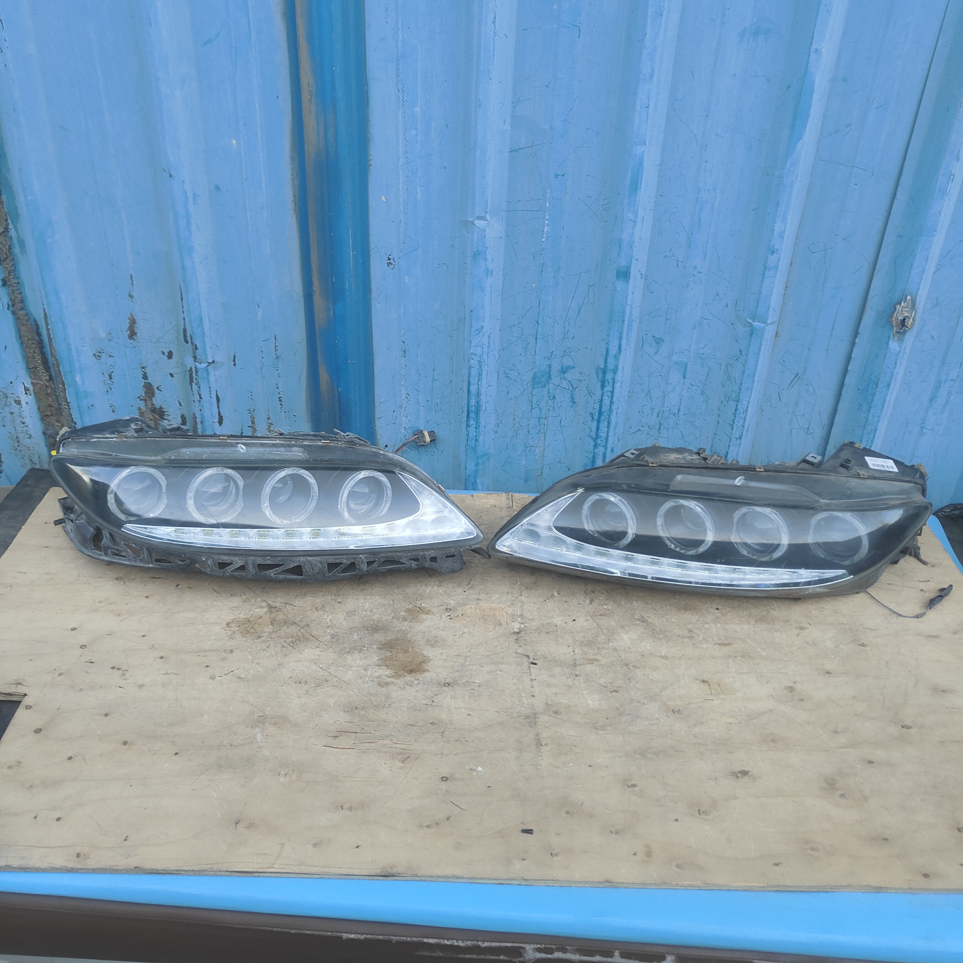 9新  适用于马自达6改装led大灯前置照明灯前大灯原车原厂拆车件