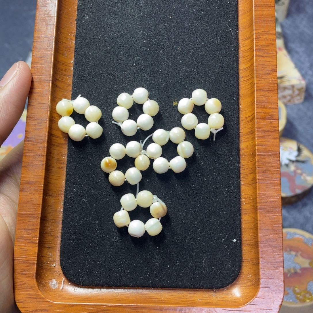 猛犸象牙手串/手链/手镯6mm弟子珠随机发一