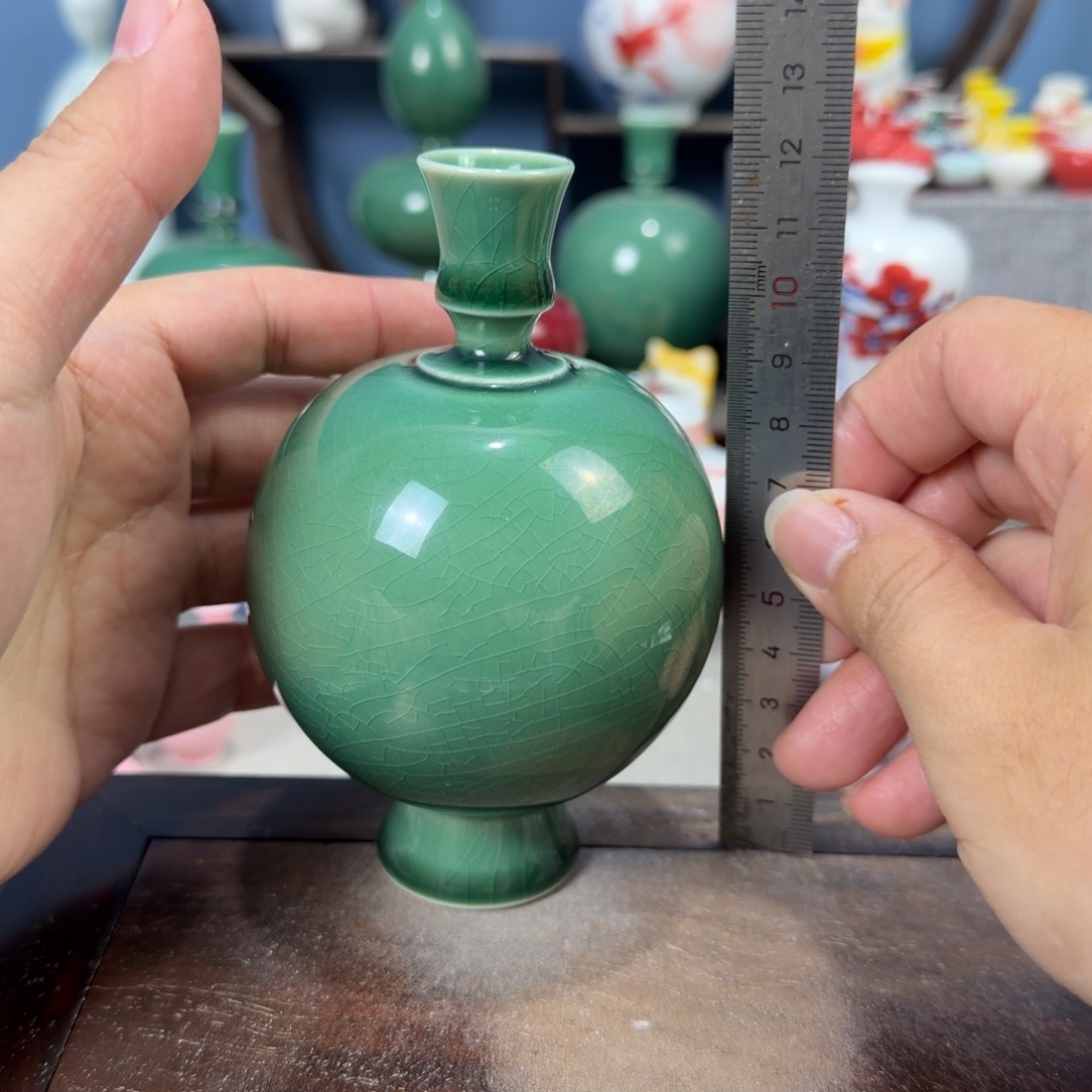 陶瓷手工小花器摆件