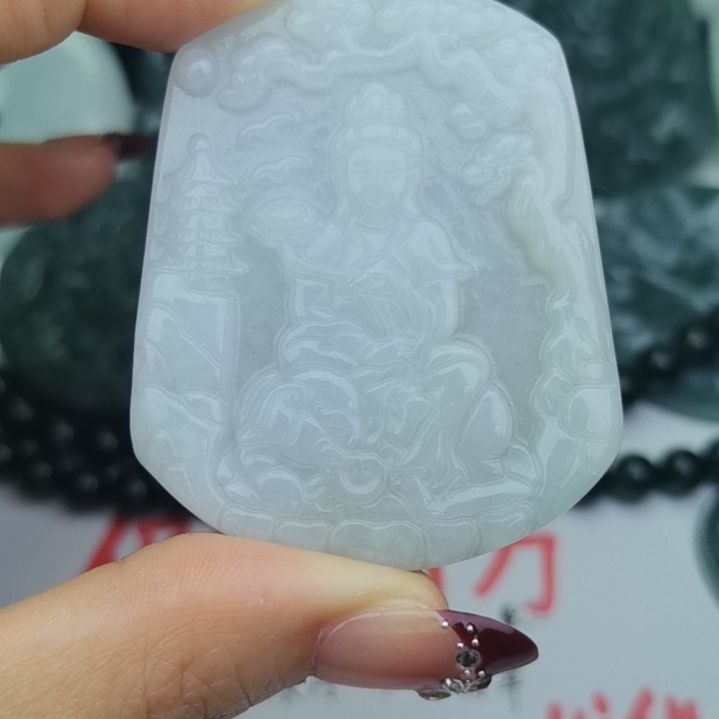 翡翠颈饰未镶嵌天然的A货翡翠多样性发货