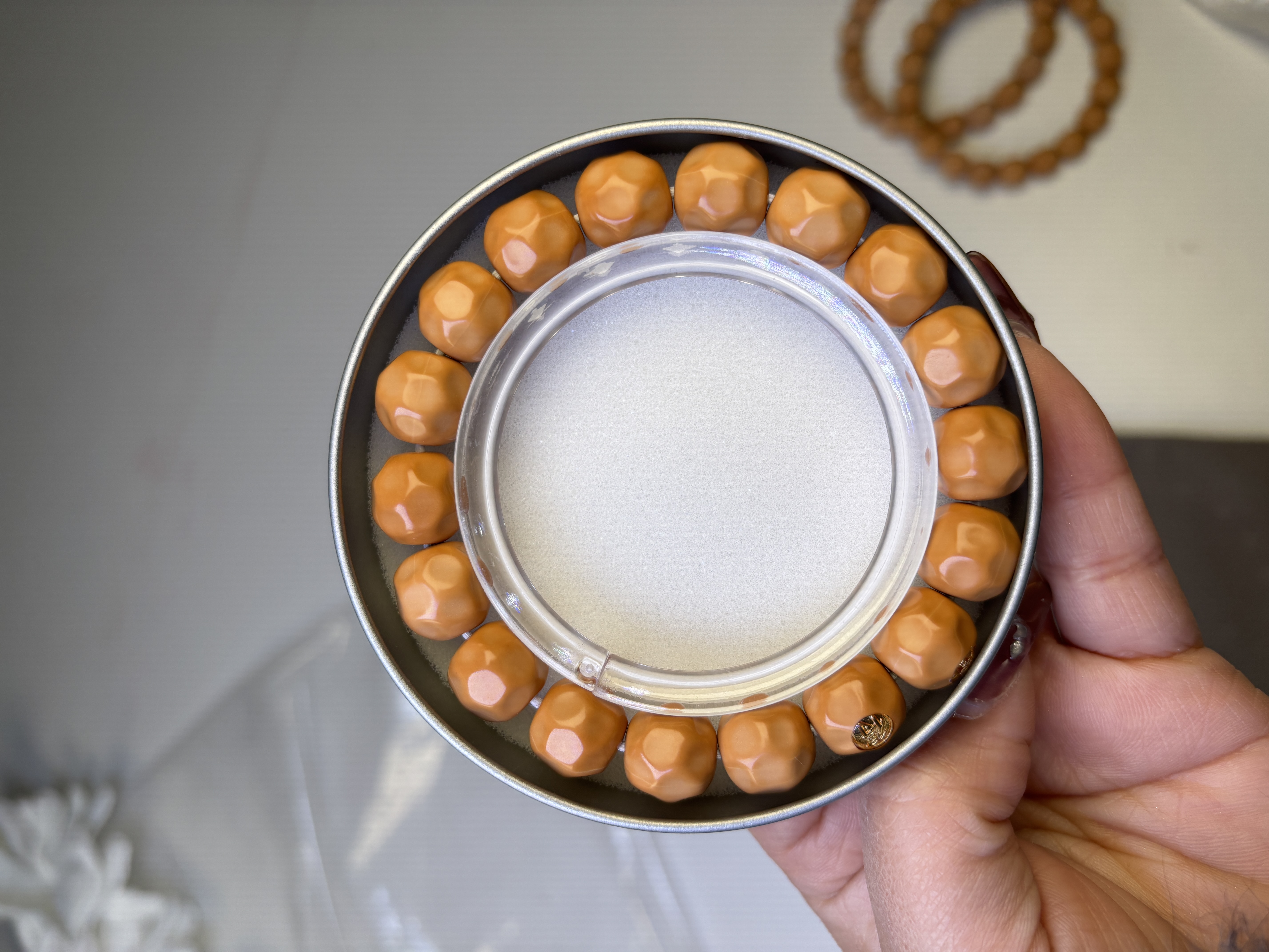 木森出品龙岩奶酪单标雕刻款毕业级文玩手串猴头猴头手串