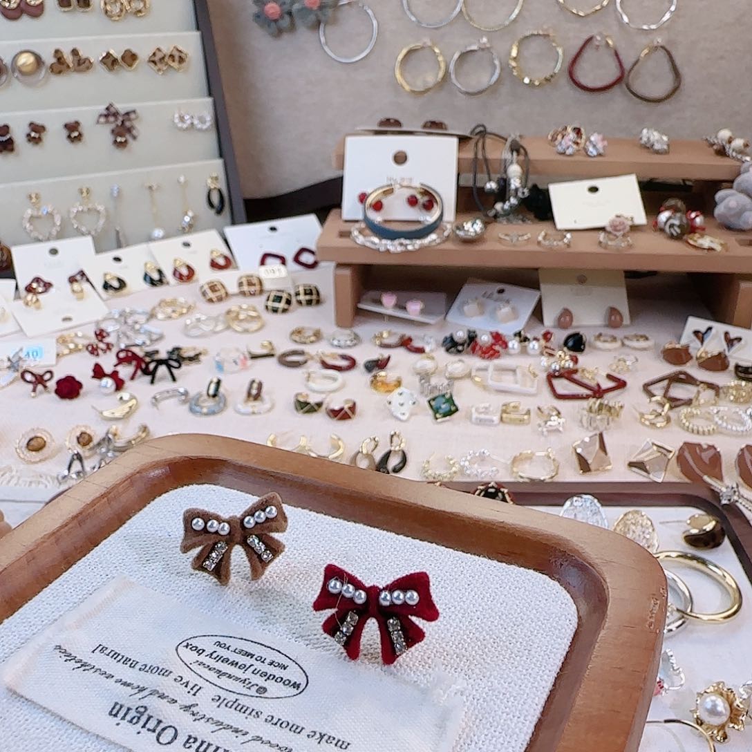 仿珍珠铜合金925银耳钉