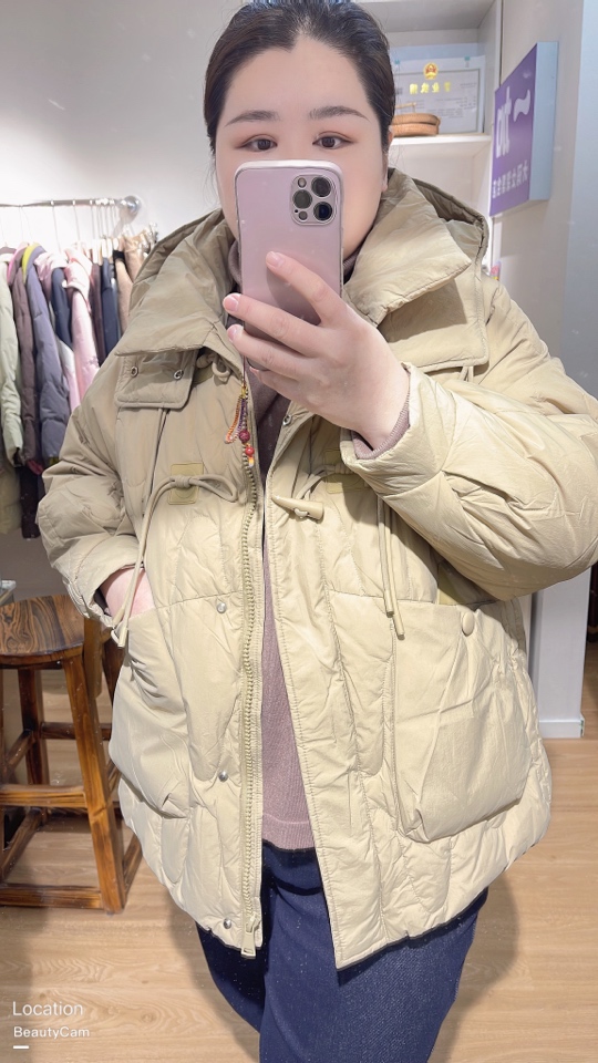 一加大码女装～休闲版羽羽服