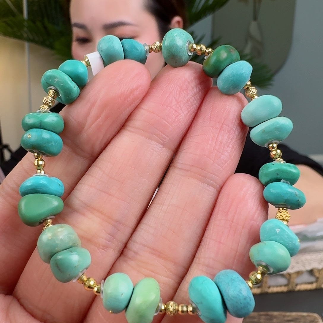 绿松石珠宝奇石未镶嵌