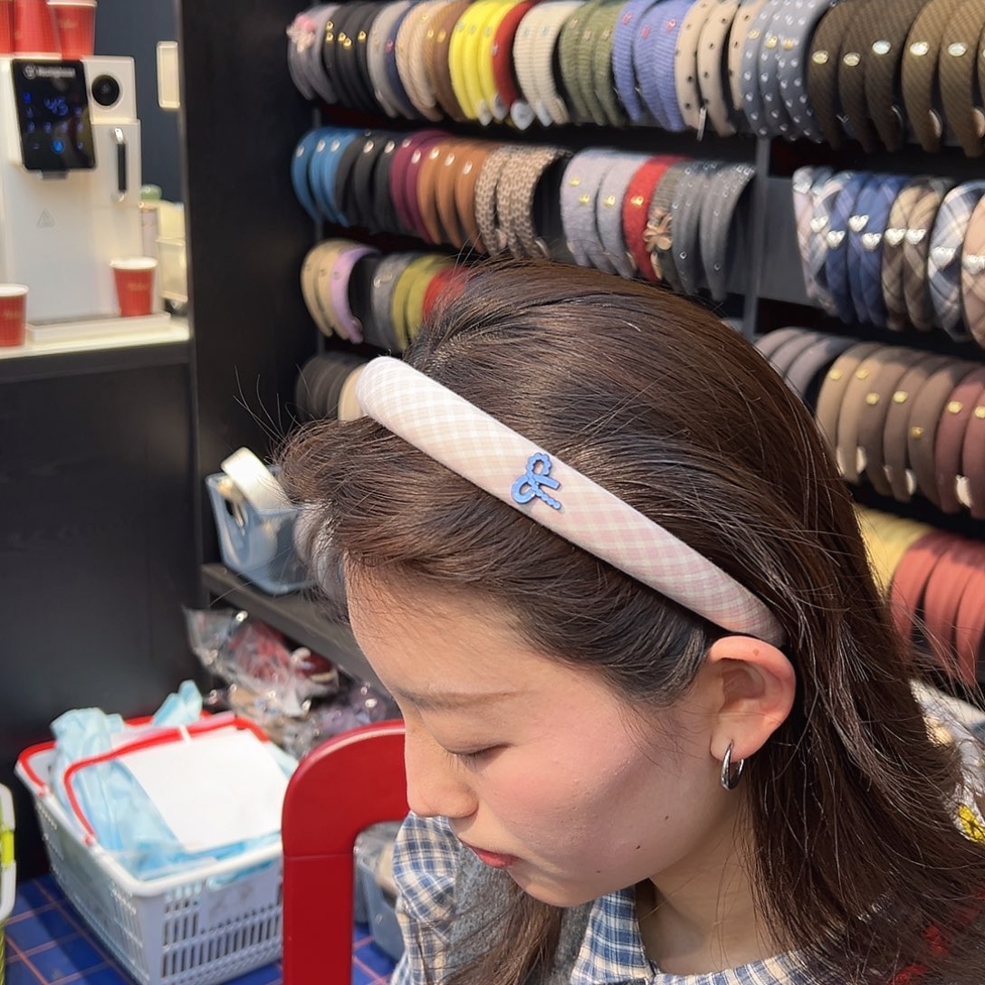 布艺铁合金发箍哦