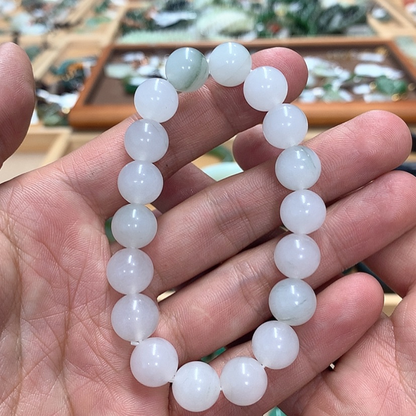 【闪购商品】石英质玉手链未镶嵌