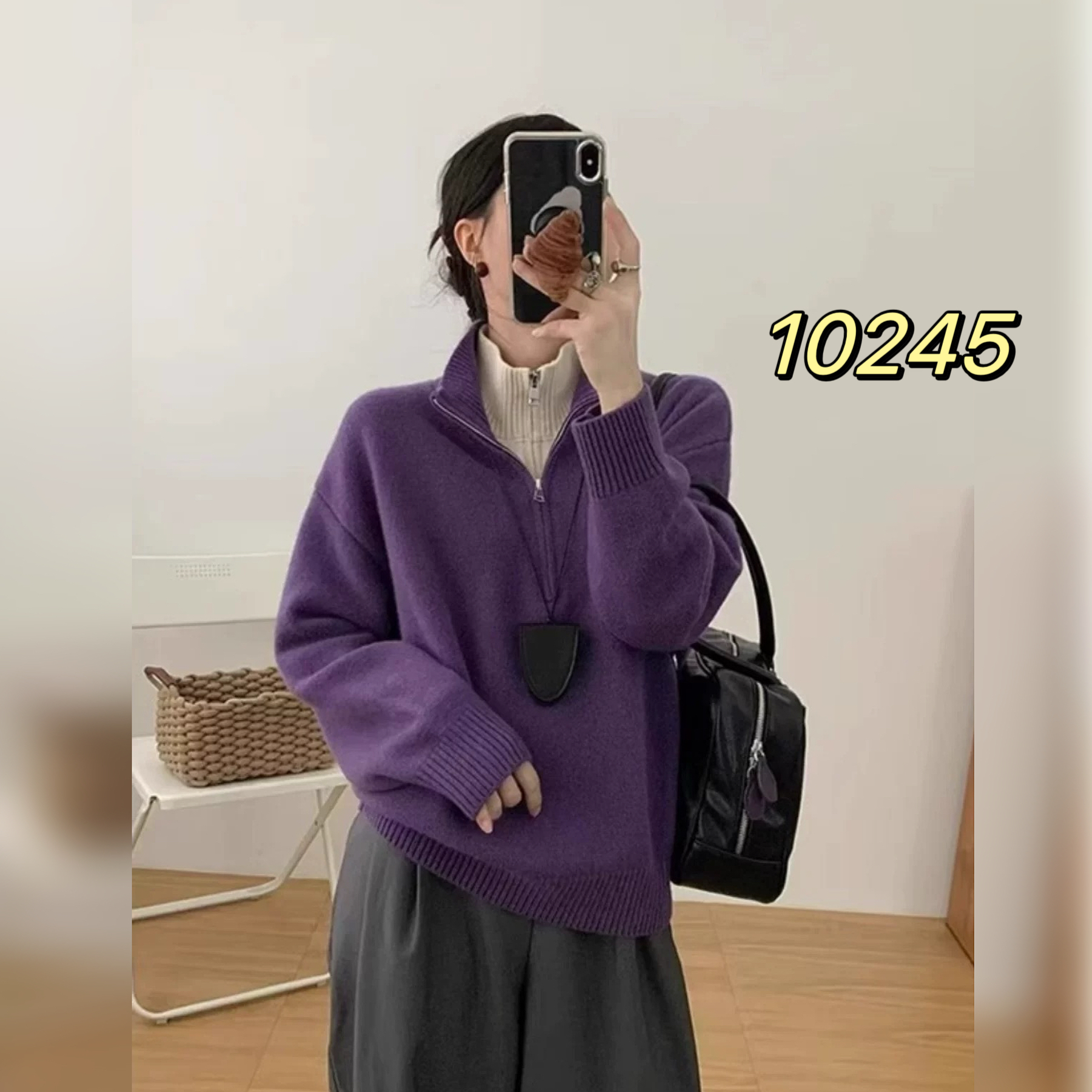 10245（部分无水洗唛，介意慎拍） WANGFAN新款针织衫