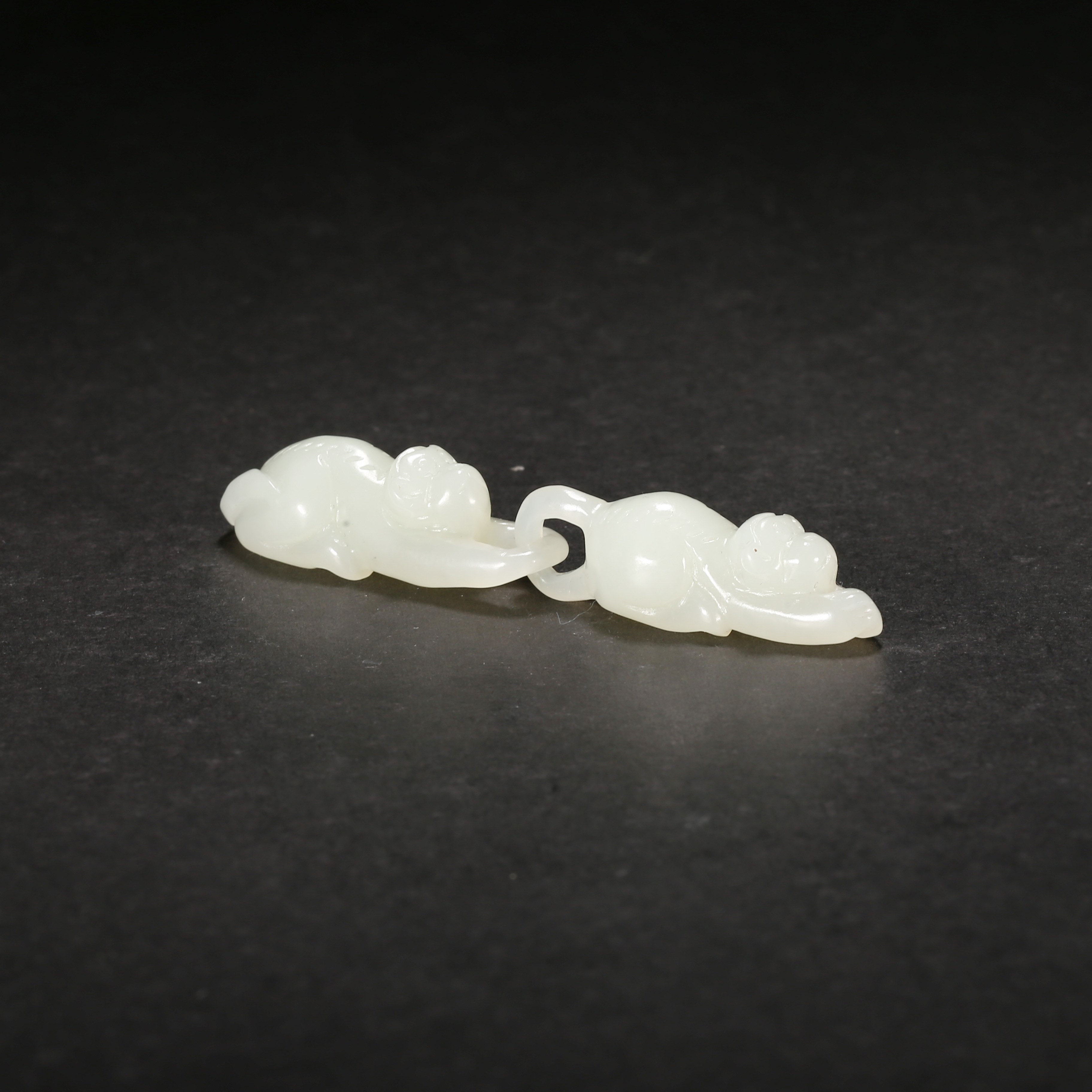 清代*辈辈猴玉坠/09JTY3119/和田玉【北京文博】