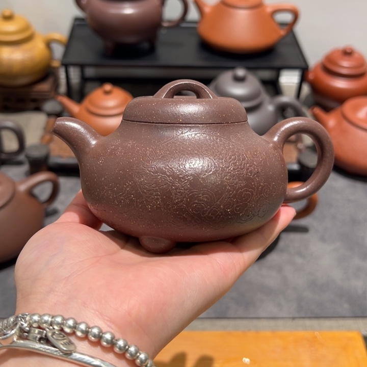 紫砂茶壶宜兴黄龙山紫砂壶