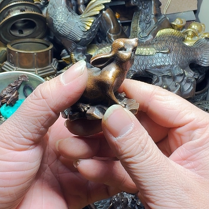 铜器摆件收收藏藏