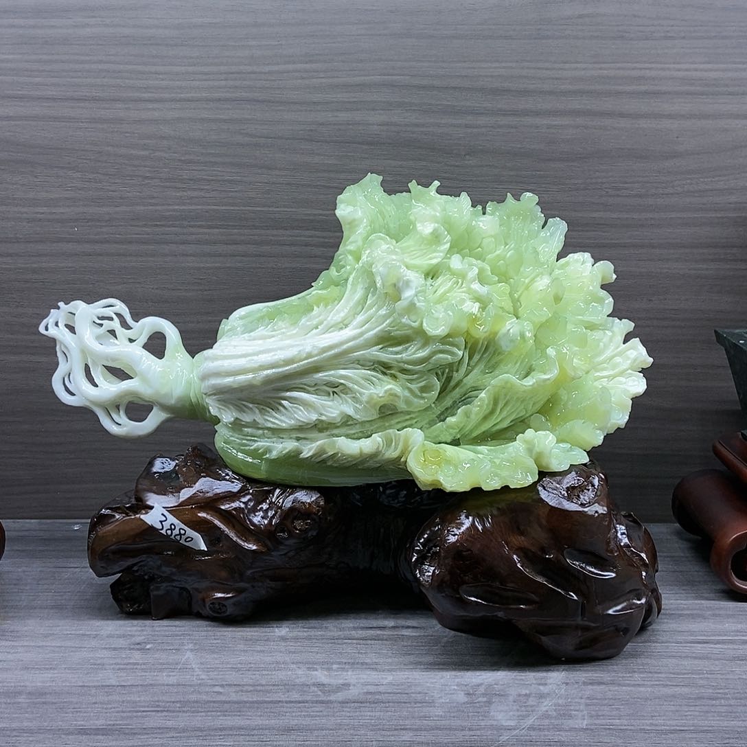 【闪购商品】蛇纹石玉（覆膜）珠宝奇石未镶嵌