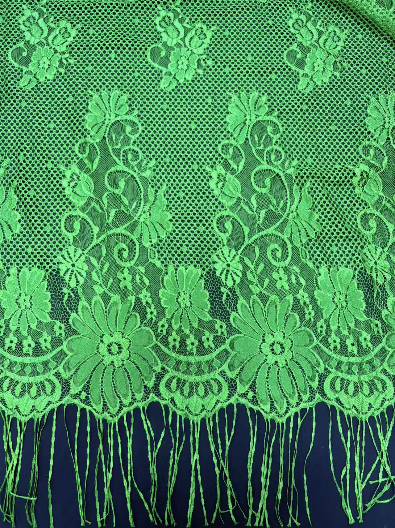 高档柔软睫毛蕾丝双层皱皱纱布料可用于制作婚纱礼服布料 1127