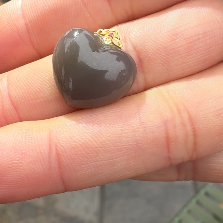 和田玉18K金镶嵌颈饰奖