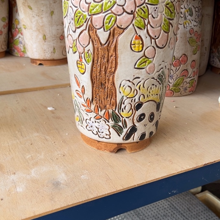 紫砂花盆粗陶材质多肉花盆