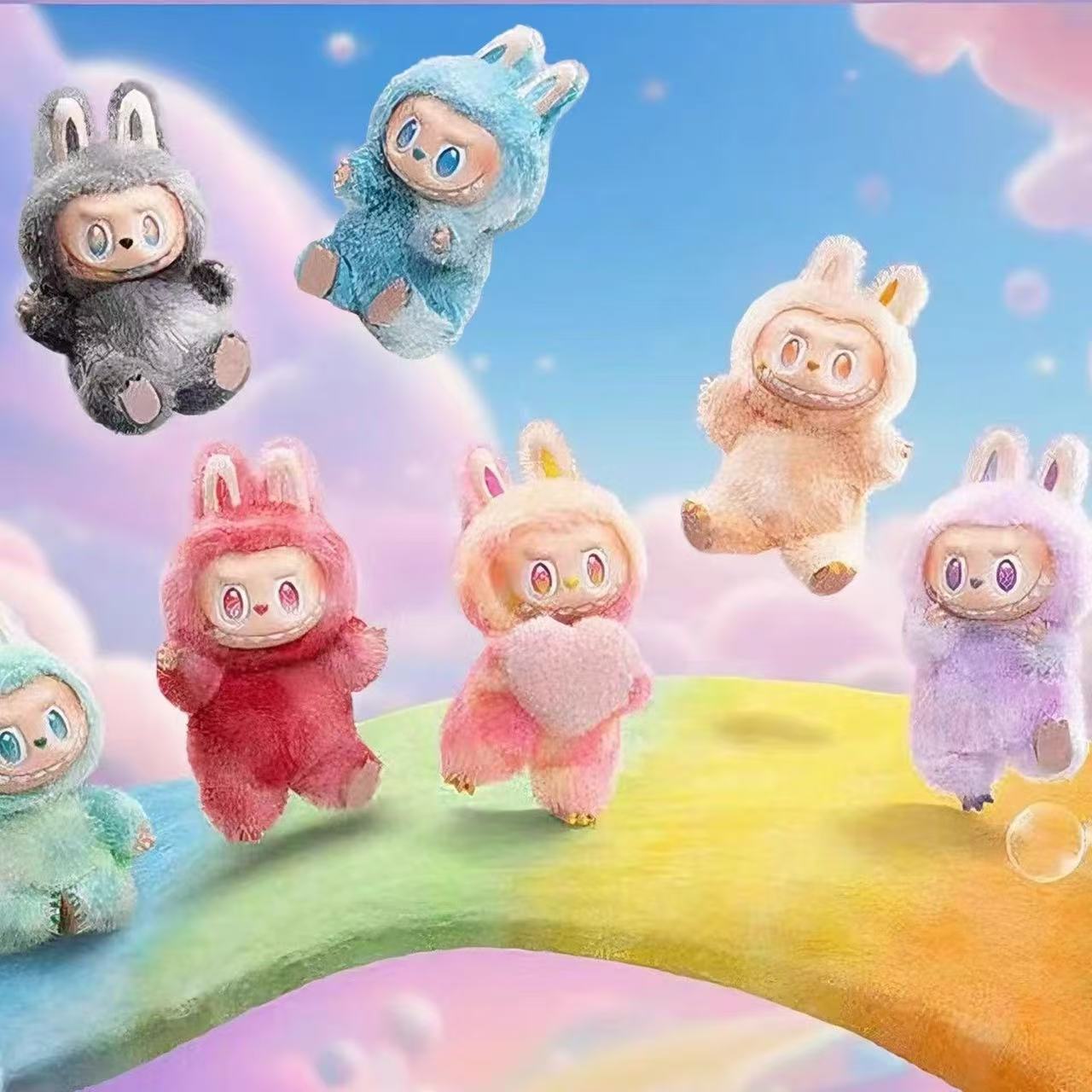 【直播代拆】前方高能3.0系列搪胶脸公仔毛绒挂件系列盲盒单个/整端