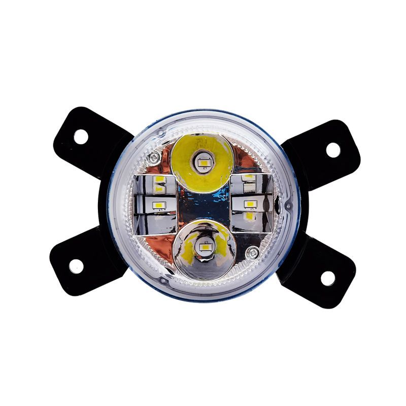 适用货车前雾灯总成新款超亮LED改装大灯远光配件