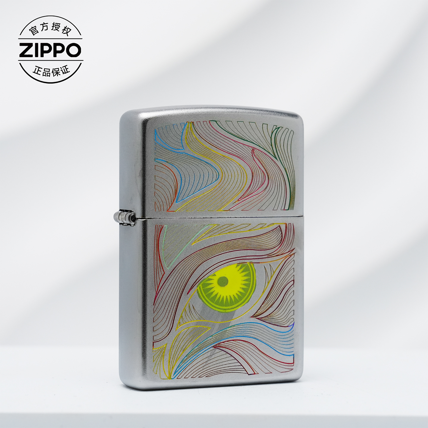 ZIPPO/之宝打火机填漆荧光秋水含睛-205