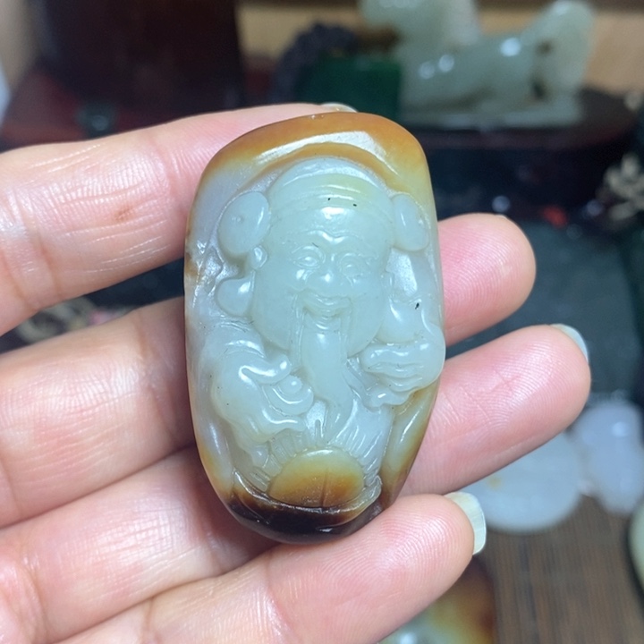 和田玉颈饰未镶嵌