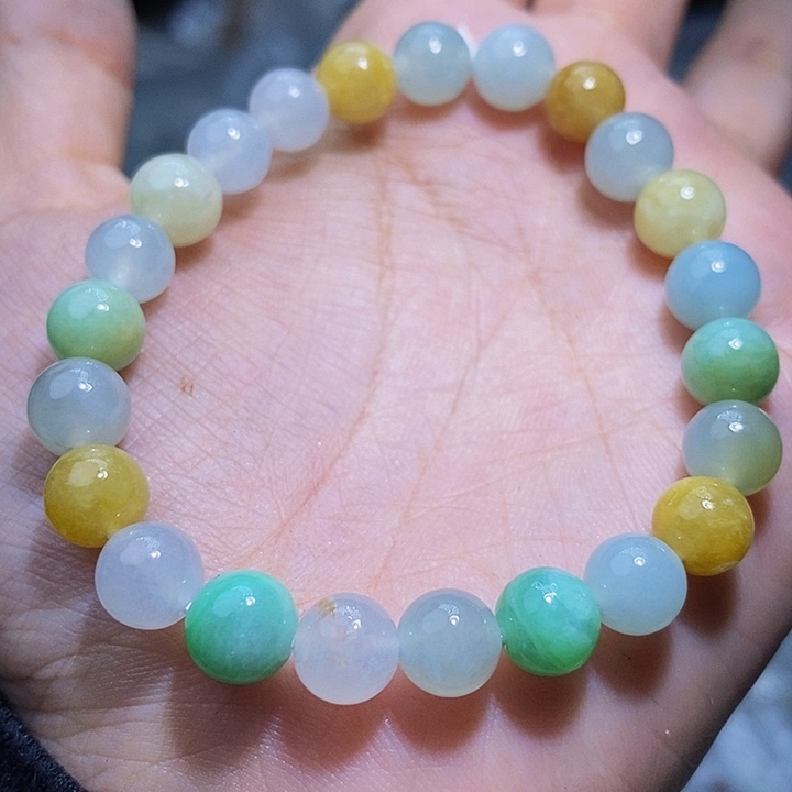 未镶嵌手串翡翠天然缅甸A货翡翠