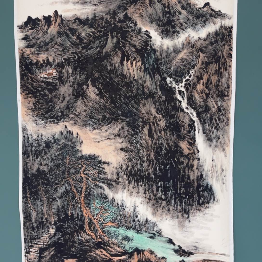 国画张宇老师手绘作品